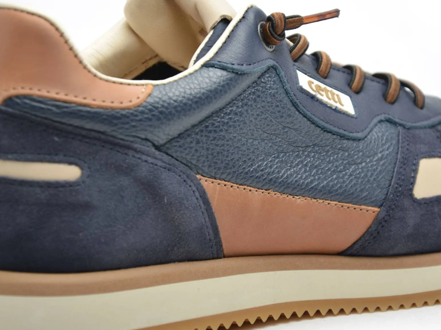 Cetti C1397 Bleu Baskets Basses Homme
