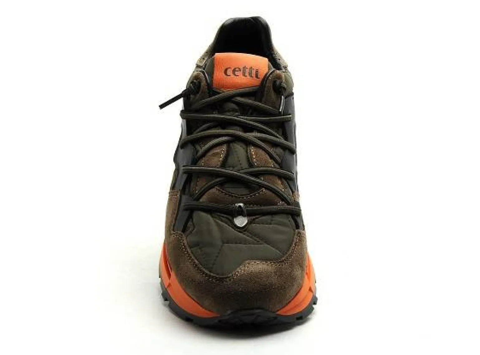 Cetti C1327 Kaki Baskets Basses Homme