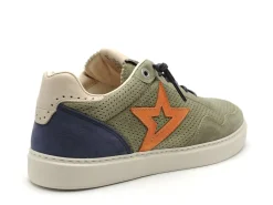 Cetti C1410 Kaki Baskets Basses Homme