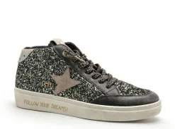 Cetti C1333SRA Argent Basket Montante Femme