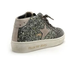 Cetti C1333SRA Argent Basket Montante Femme
