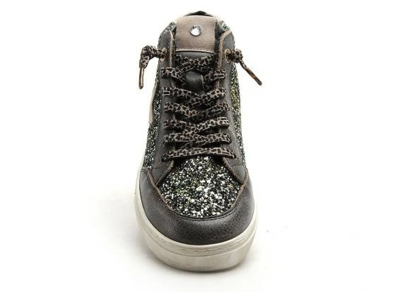 Cetti C1333SRA Argent Basket Montante Femme
