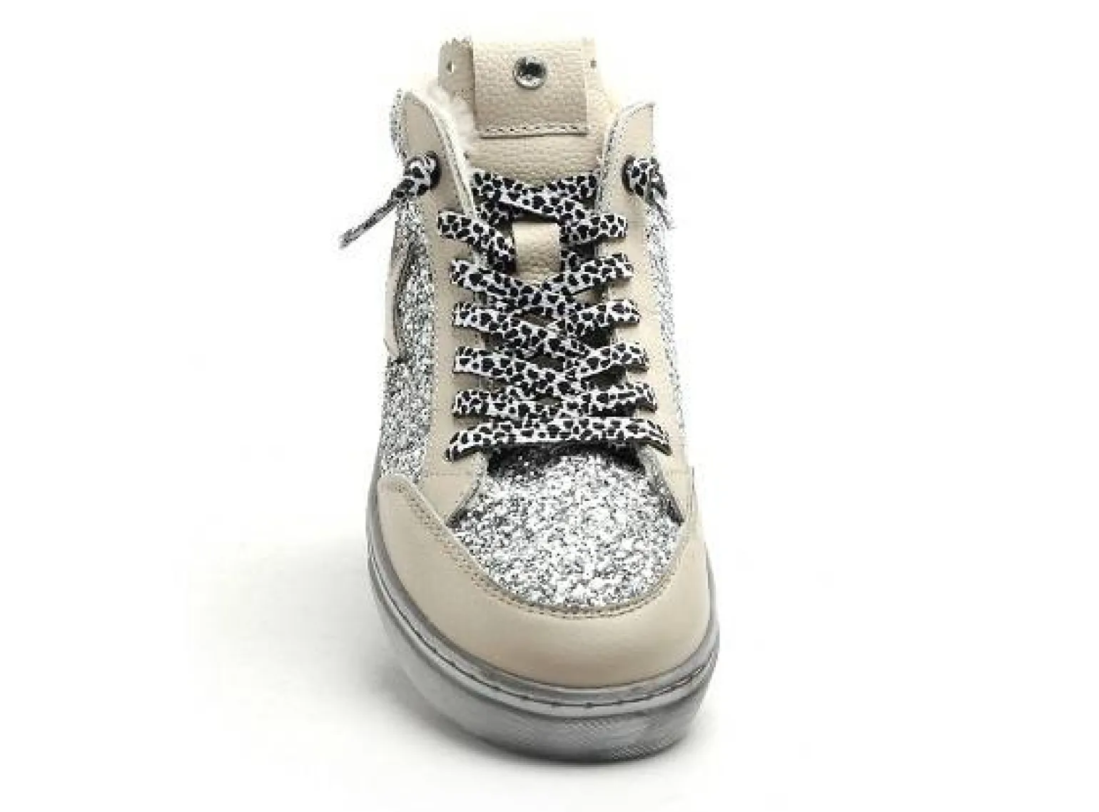 Cetti C1333SRA FOUR Argent Basket Montante Femme