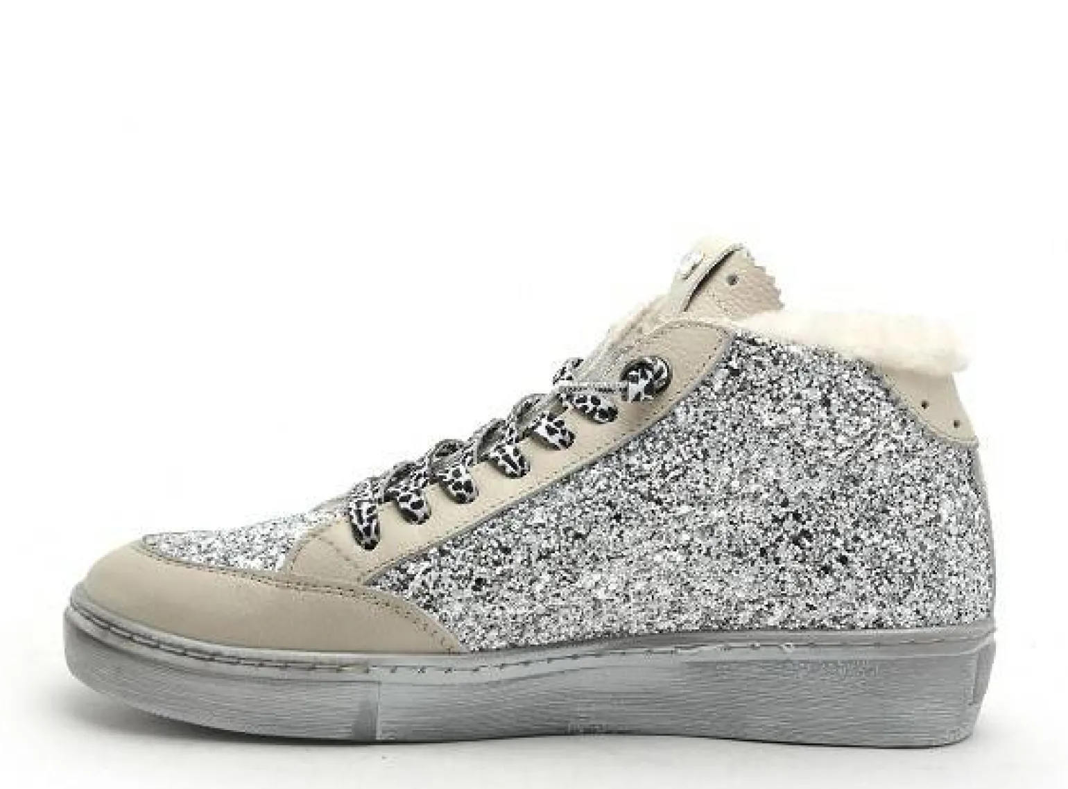 Cetti C1333SRA FOUR Argent Basket Montante Femme