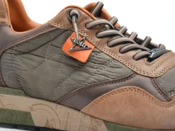 Cetti C848XL Kaki Baskets Basses Homme