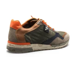 Cetti C848XL Kaki Baskets Basses Homme