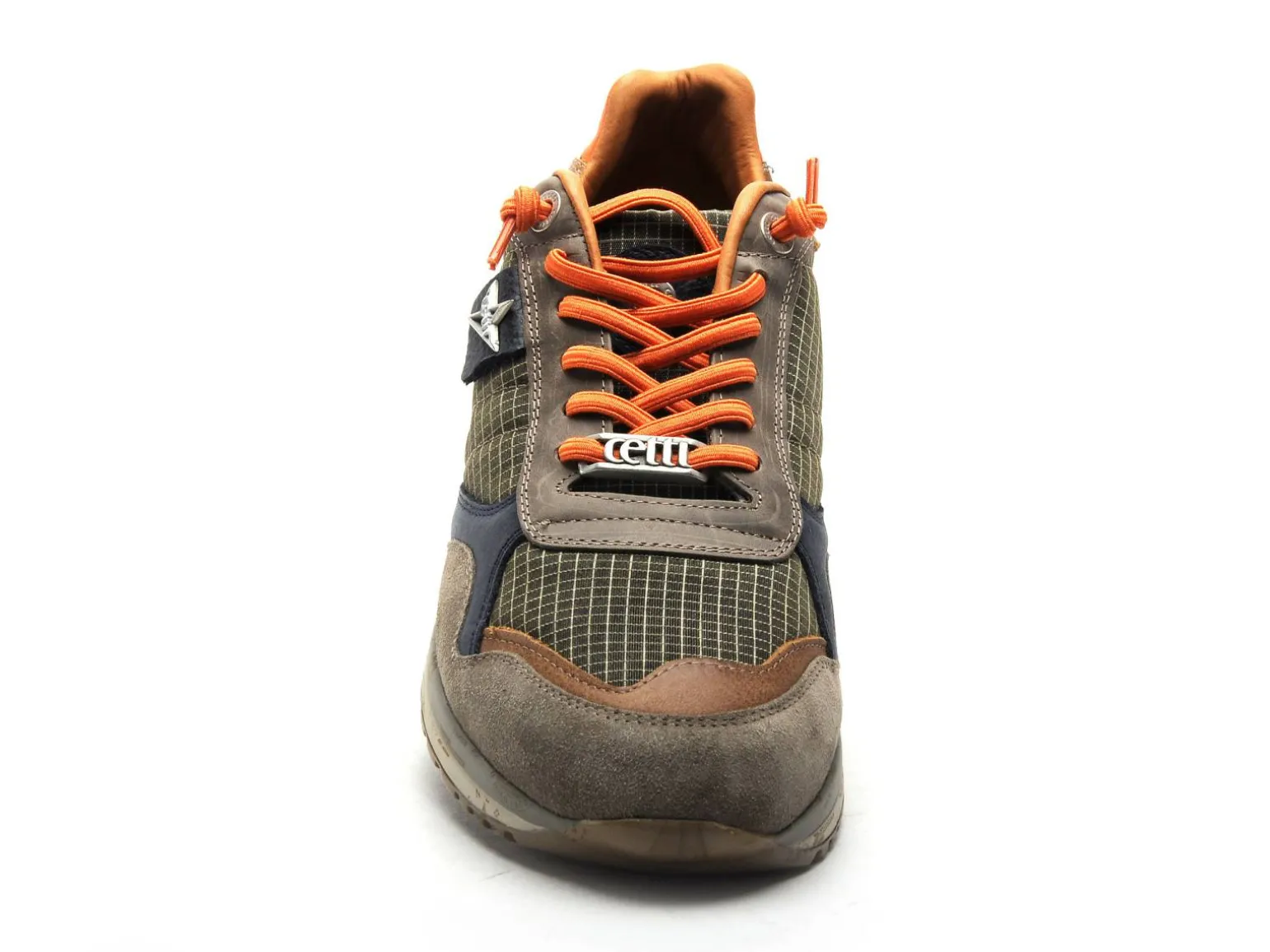 Cetti C848XL Kaki Baskets Basses Homme