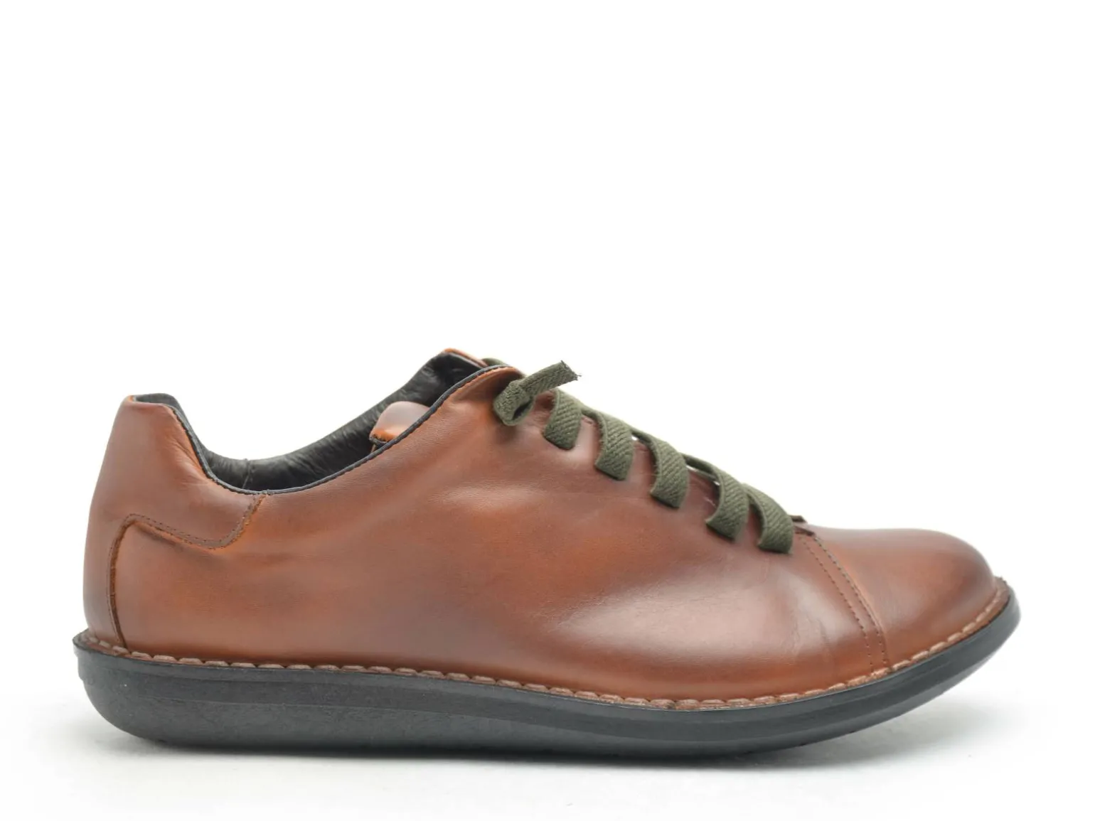 Chacal C1001 Marron Baskets Basses Homme