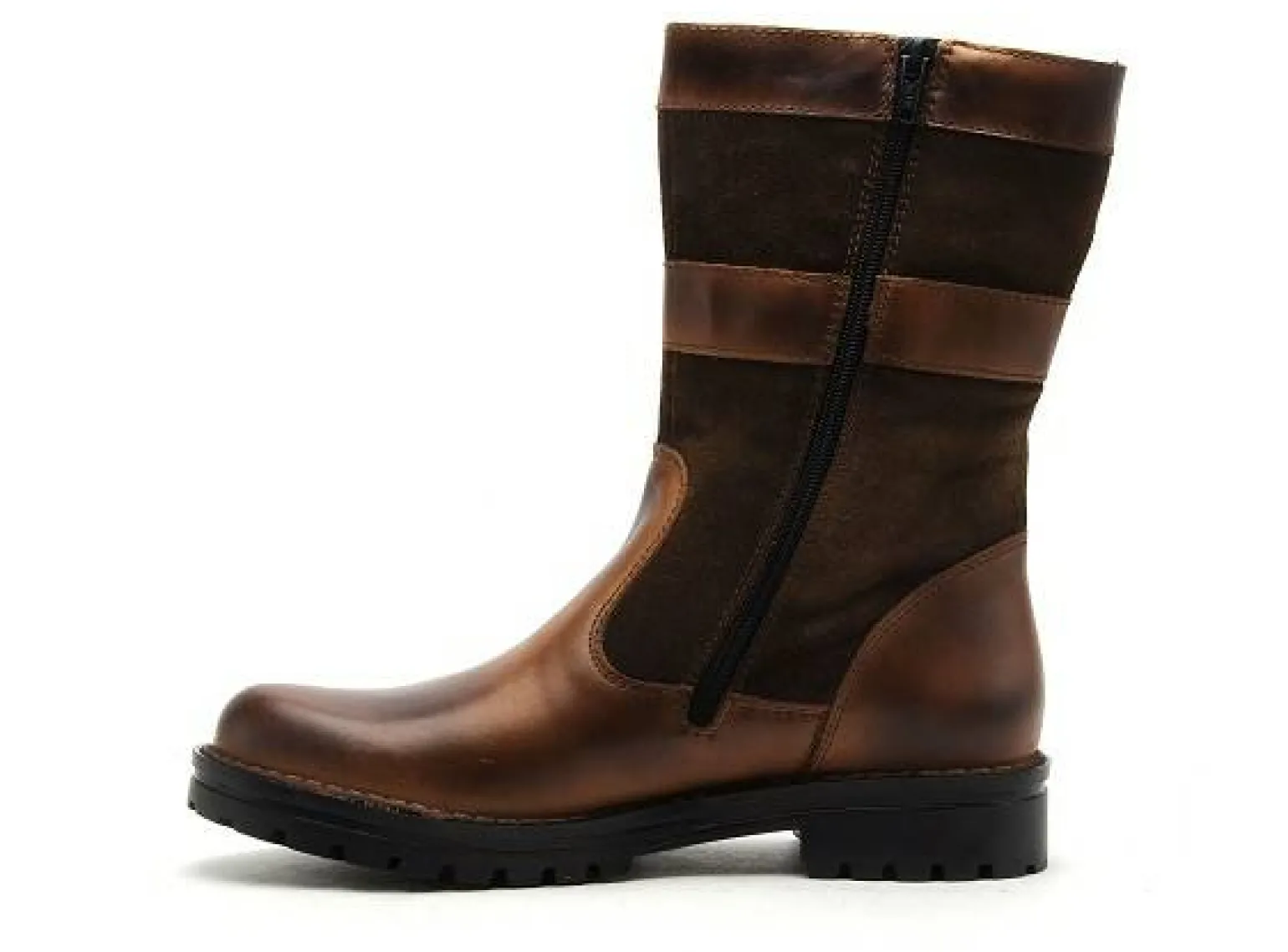 Chacal 6836 Marron Boots et Bottines Plates Femme