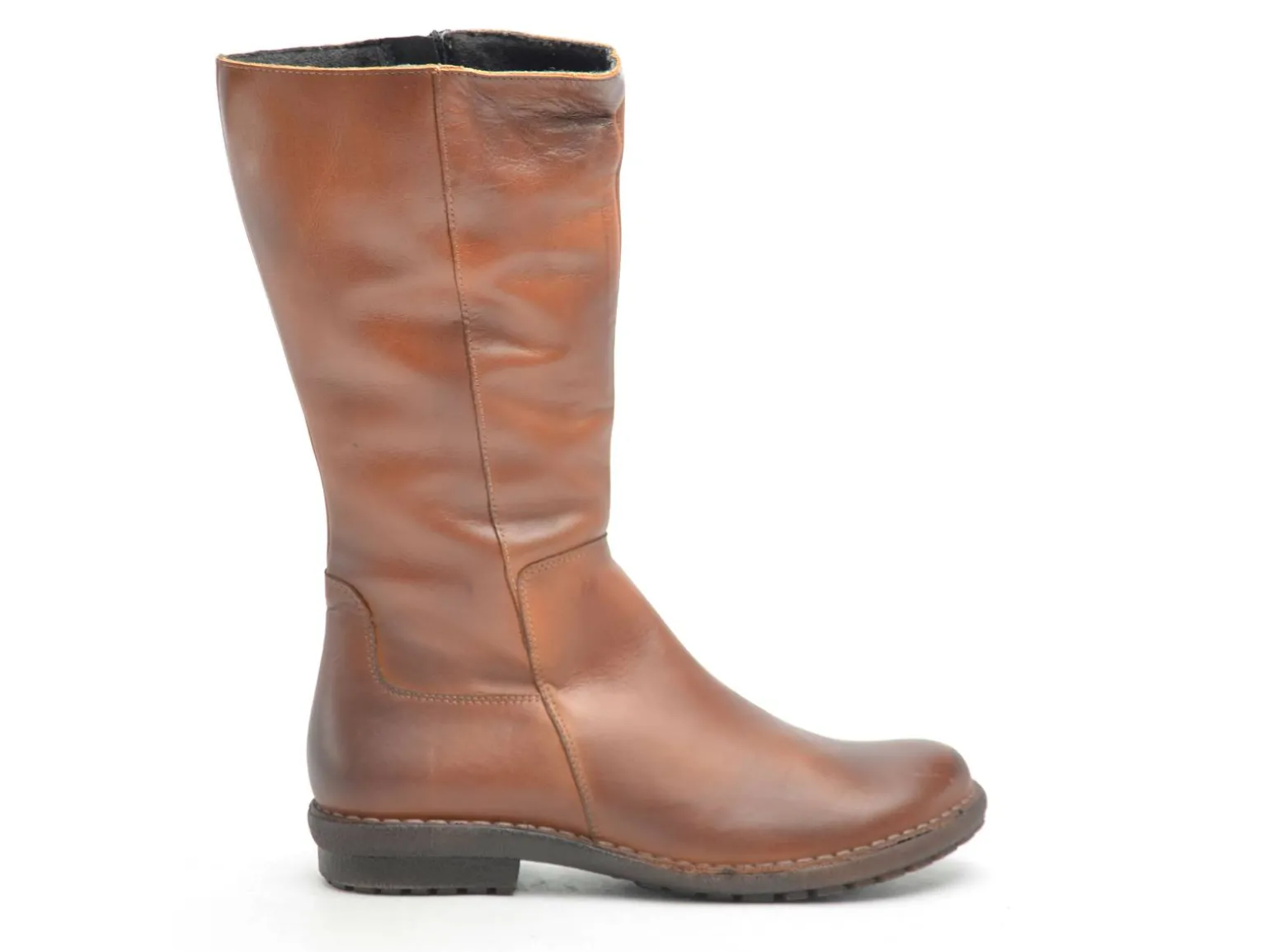 Chacal 4018 Marron Bottes Plates Femme