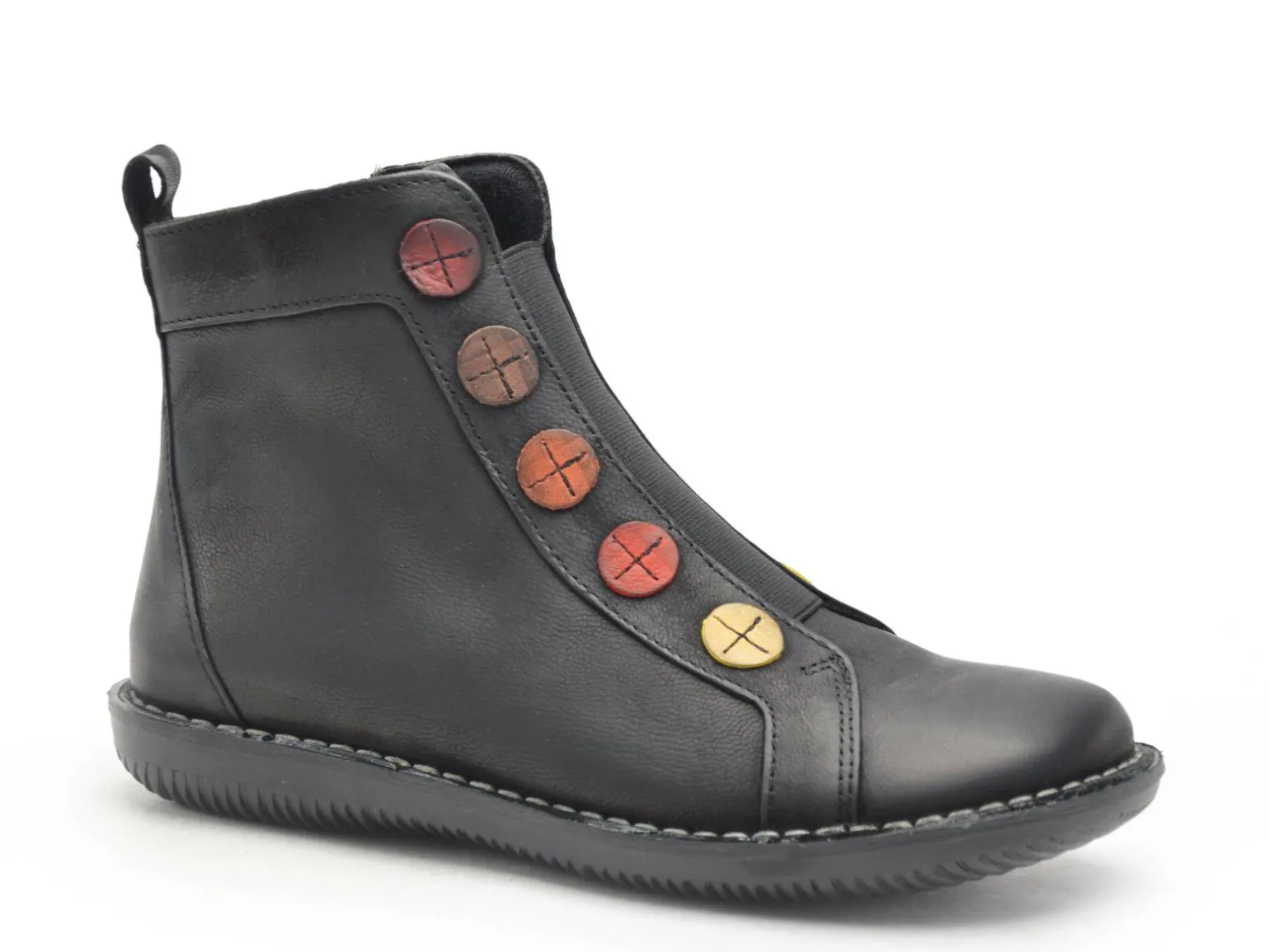Chacal 7238 Noir Boots et Bottines Plates Femme