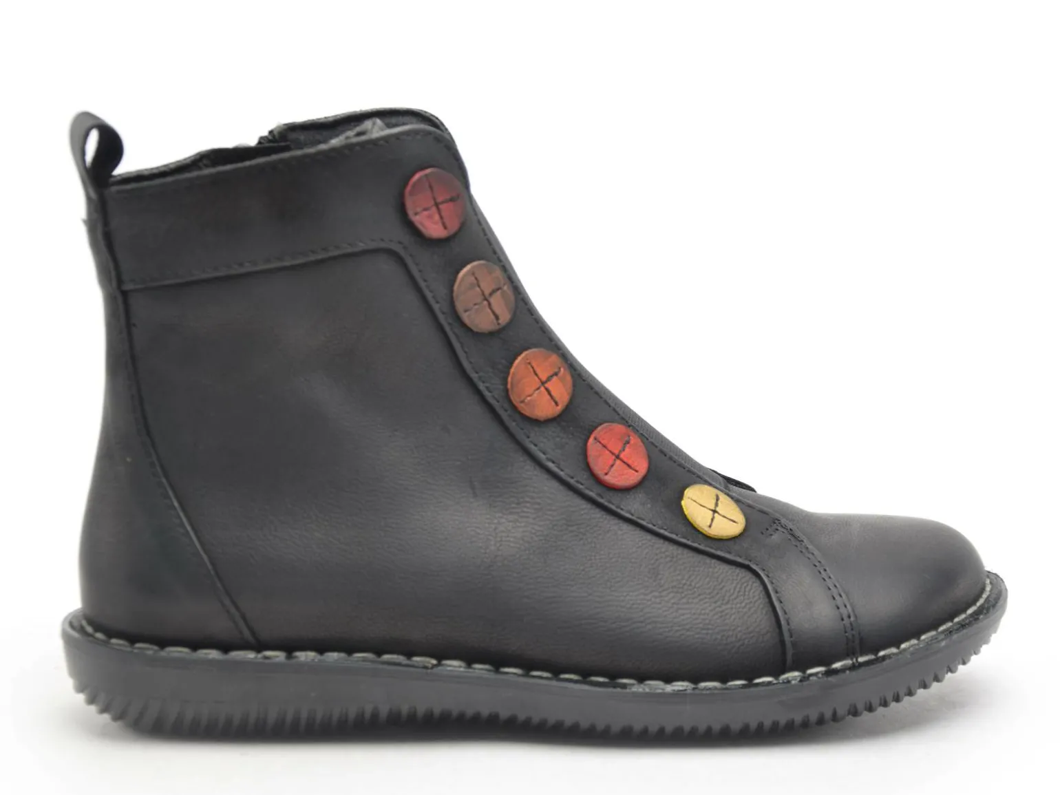Chacal 7238 Noir Boots et Bottines Plates Femme