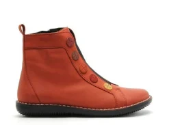 Chacal 6826 Orange Boots et Bottines Plates Femme