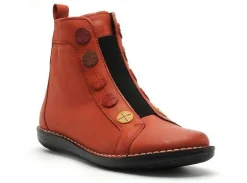 Chacal 6826 Orange Boots et Bottines Plates Femme