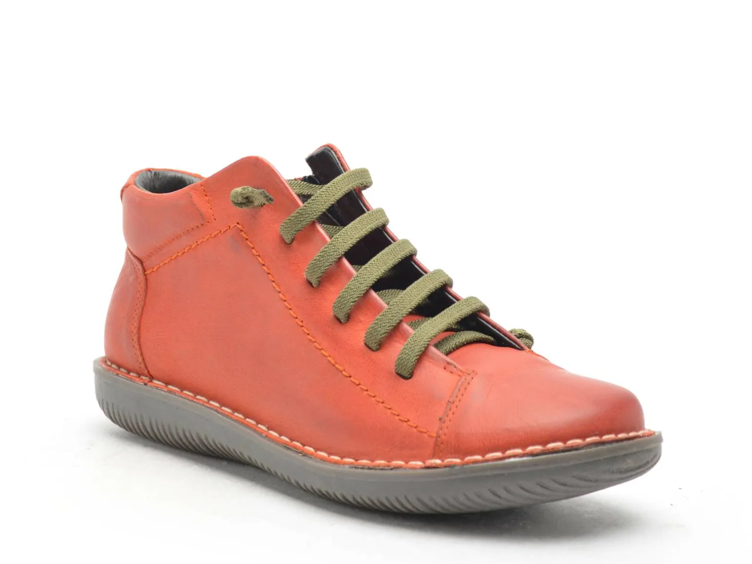 Chacal 7204 Orange Boots et Bottines Plates Femme