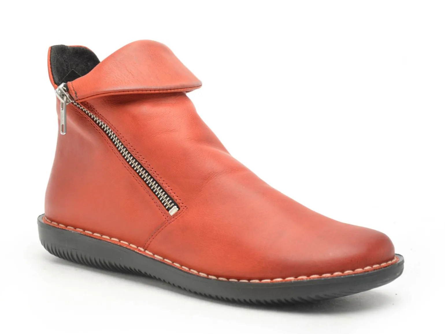 Chacal 7237 Orange Boots et Bottines Plates Femme