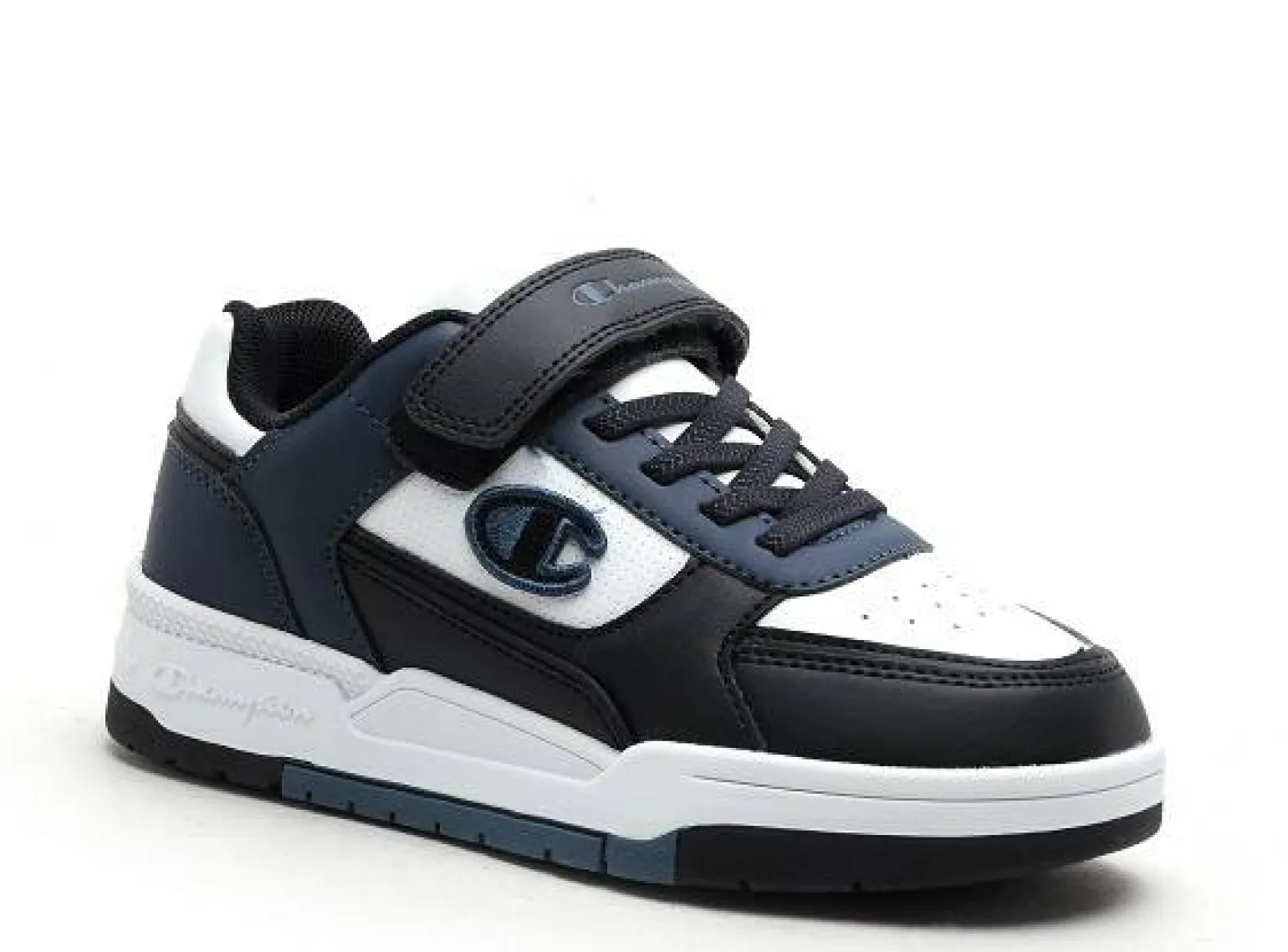 Champion REBOUND HERITAGE PS GS Bleu Baskets Basses Garçon