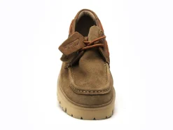 Clarks CLEYHILL BOAT Beige Mocassins Homme