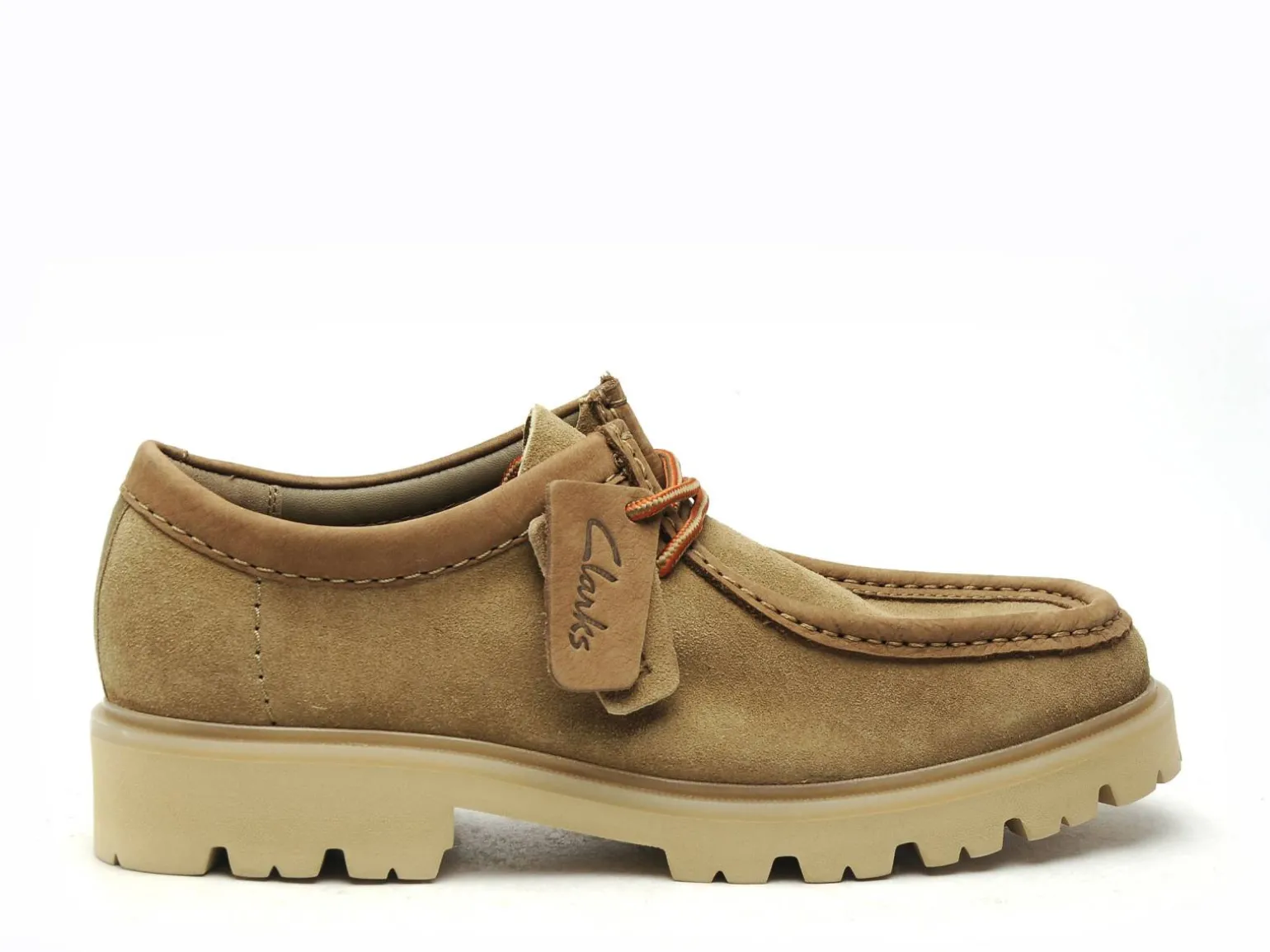 Clarks CLEYHILL SEAM Beige Mocassins Homme