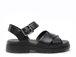 Clarks ORINNOCO CROSS Noir Sandales à Talons Femme
