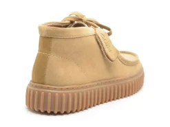 Clarks TORHILL HI Beige Mocassins Homme