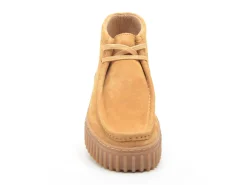 Clarks TORHILL MOSS Beige Boots et Bottines à Talons Femme