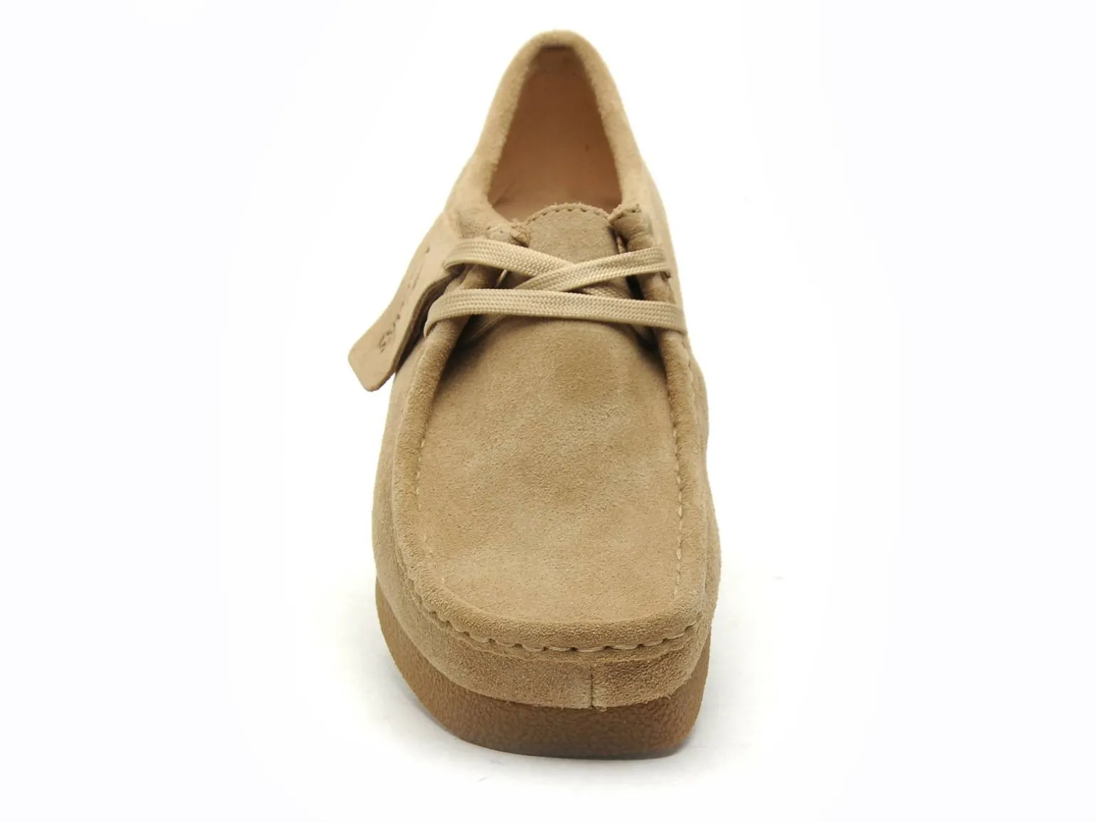Clarks WALLABEE EVO Beige Mocassins Femme