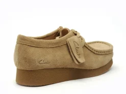 Clarks WALLABEE EVO Beige Mocassins Femme