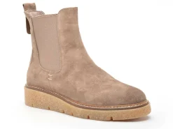Coco Abricot EBERBACH Chelsea Beige Boots et Bottines à Talons Femme