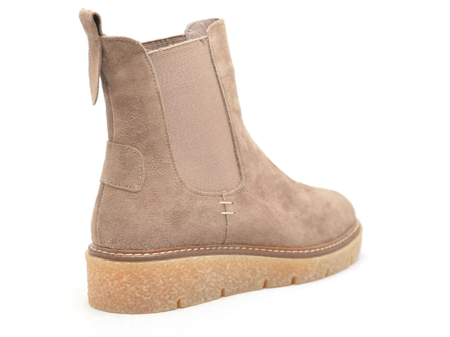 Coco Abricot EBERBACH Chelsea Beige Boots et Bottines à Talons Femme