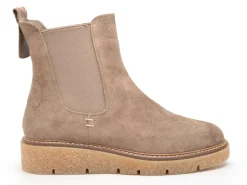 Coco Abricot EBERBACH Chelsea Beige Boots et Bottines à Talons Femme