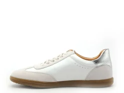 Coco Abricot ESCOULIS Blanc Baskets Basses Femme