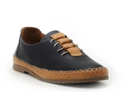 Coco Abricot MAFFLIERS Bleu Baskets Basses Femme