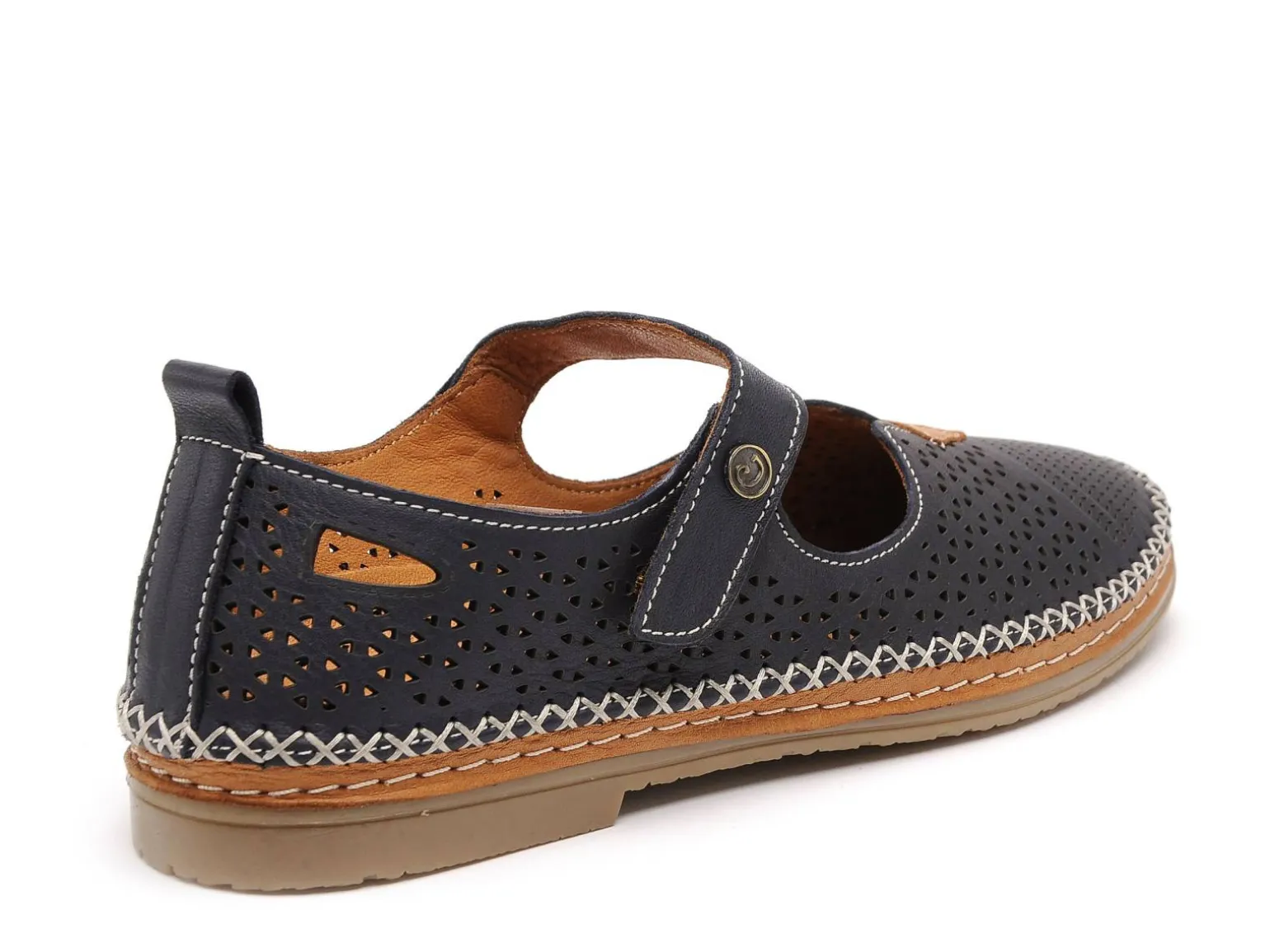 Coco Abricot MAFFRECOURT Bleu Ballerines Femme