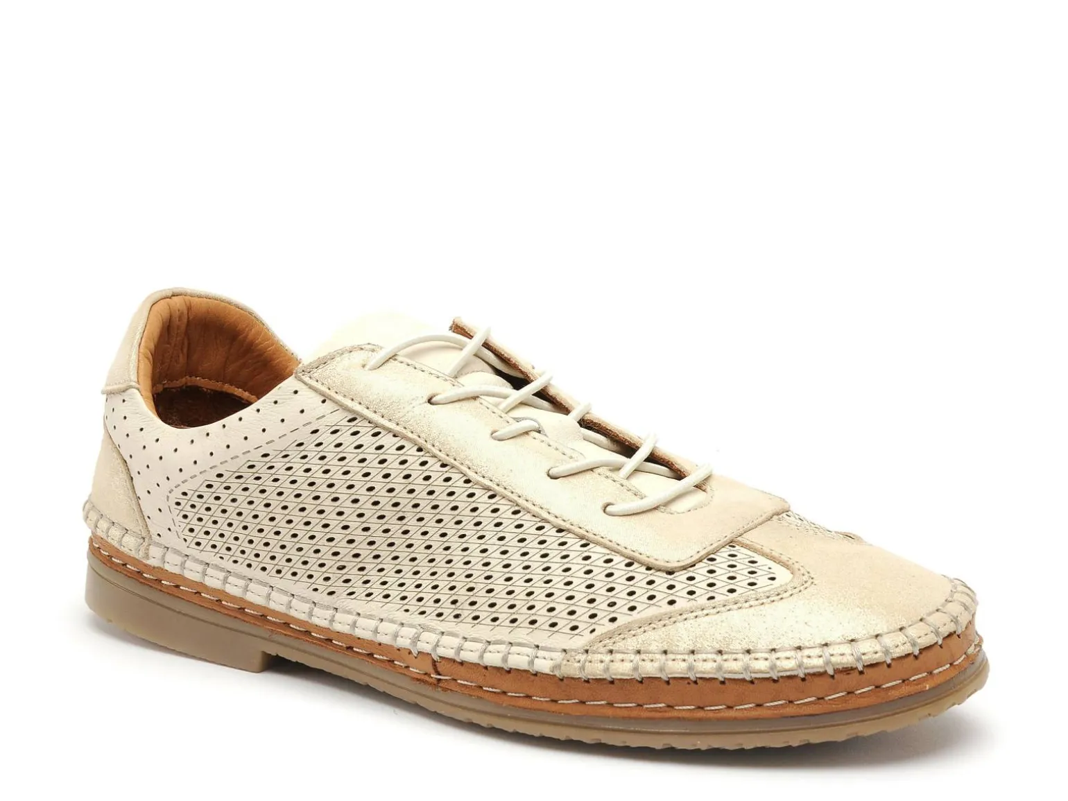 Coco Abricot MALBRANS Beige Baskets Basses Femme