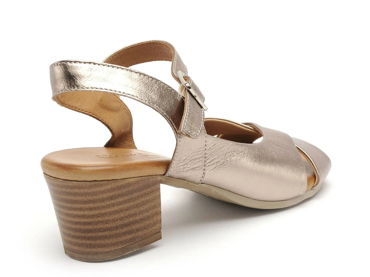 Coco Abricot MANDAGOUT Bronze Sandales à Talons Femme