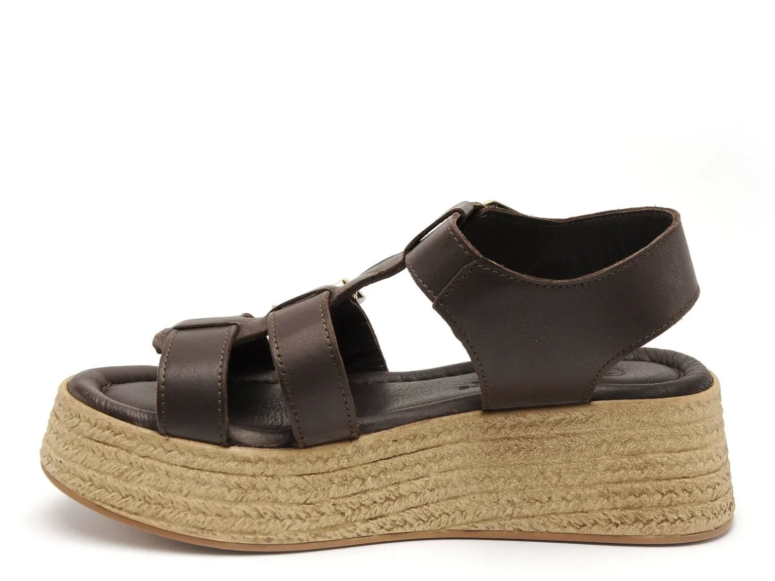 Coco Abricot MANEGLISE Marron Sandales à Talons Femme