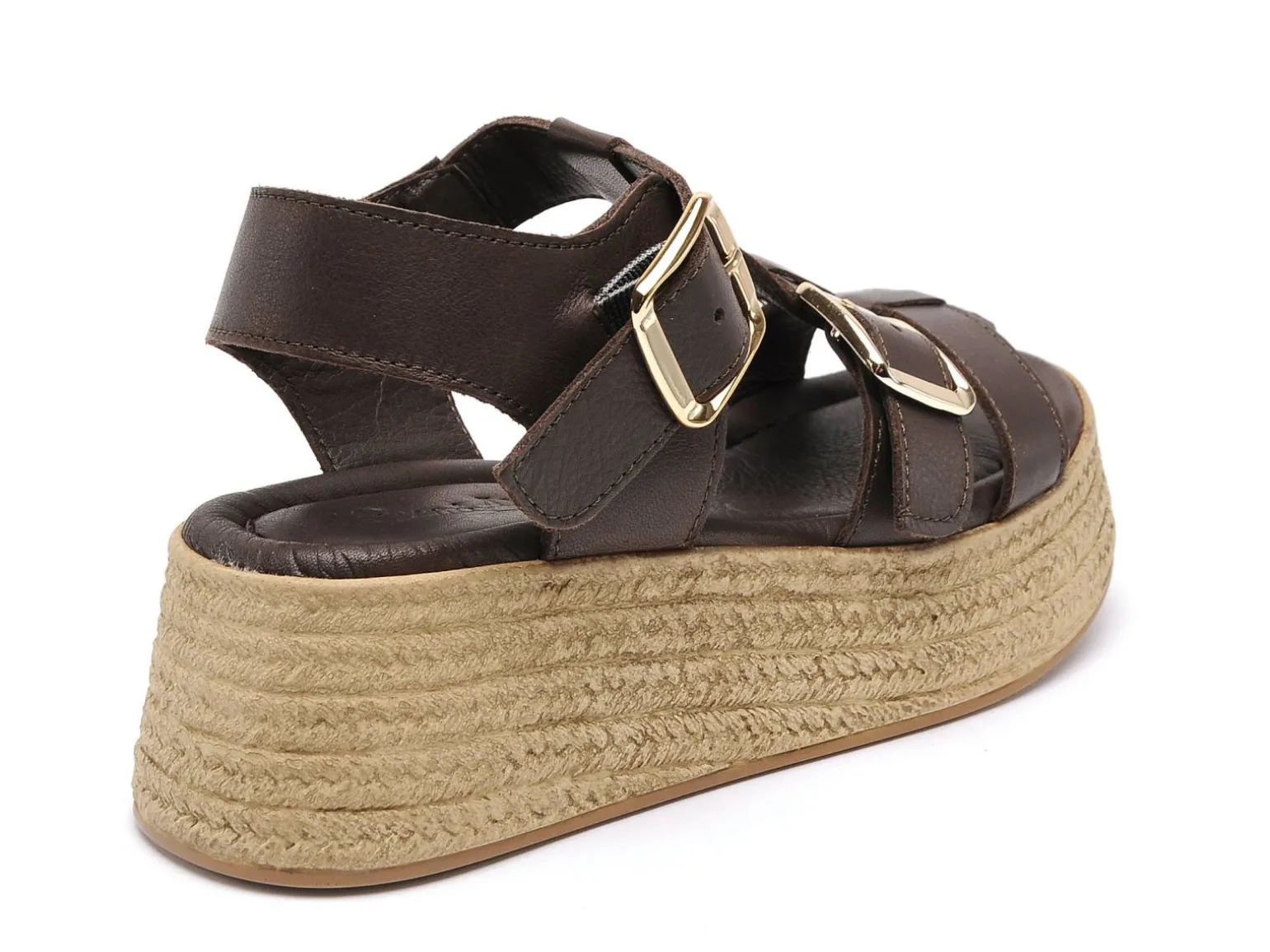 Coco Abricot MANEGLISE Marron Sandales à Talons Femme