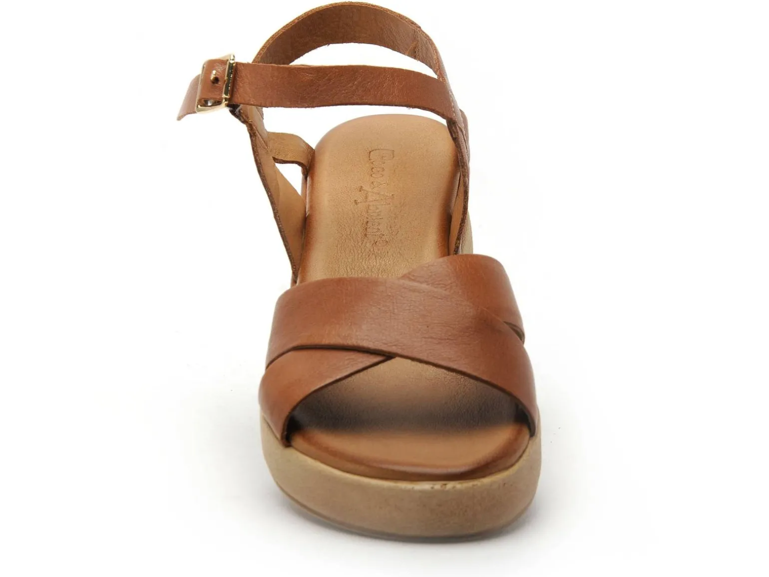 Coco Abricot MEIGNEXNEW Marron Sandales à Talons Femme