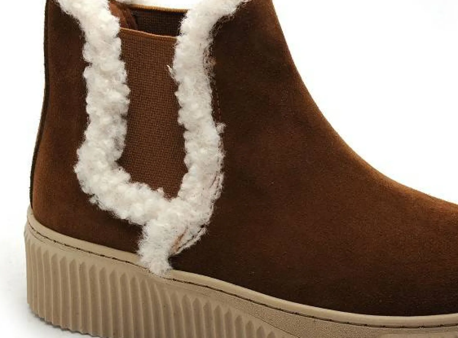 Coco Abricot MENILLES Marron Boots et Bottines Plates Femme