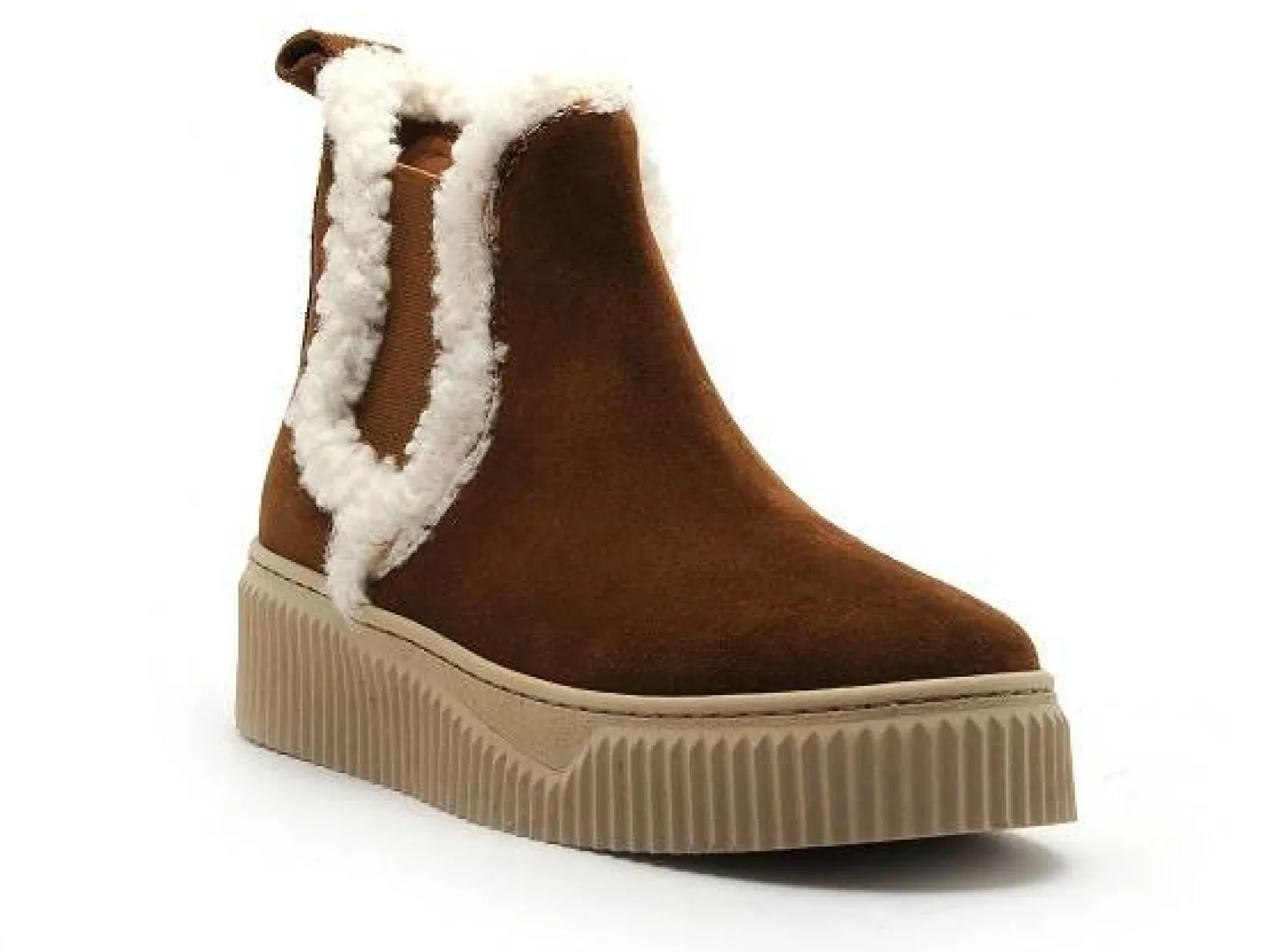 Coco Abricot MENILLES Marron Boots et Bottines Plates Femme