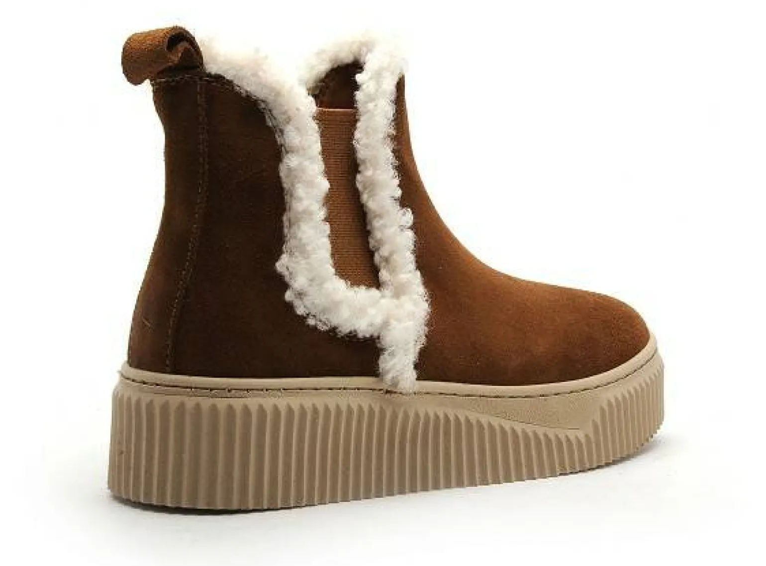 Coco Abricot MENILLES Marron Boots et Bottines Plates Femme