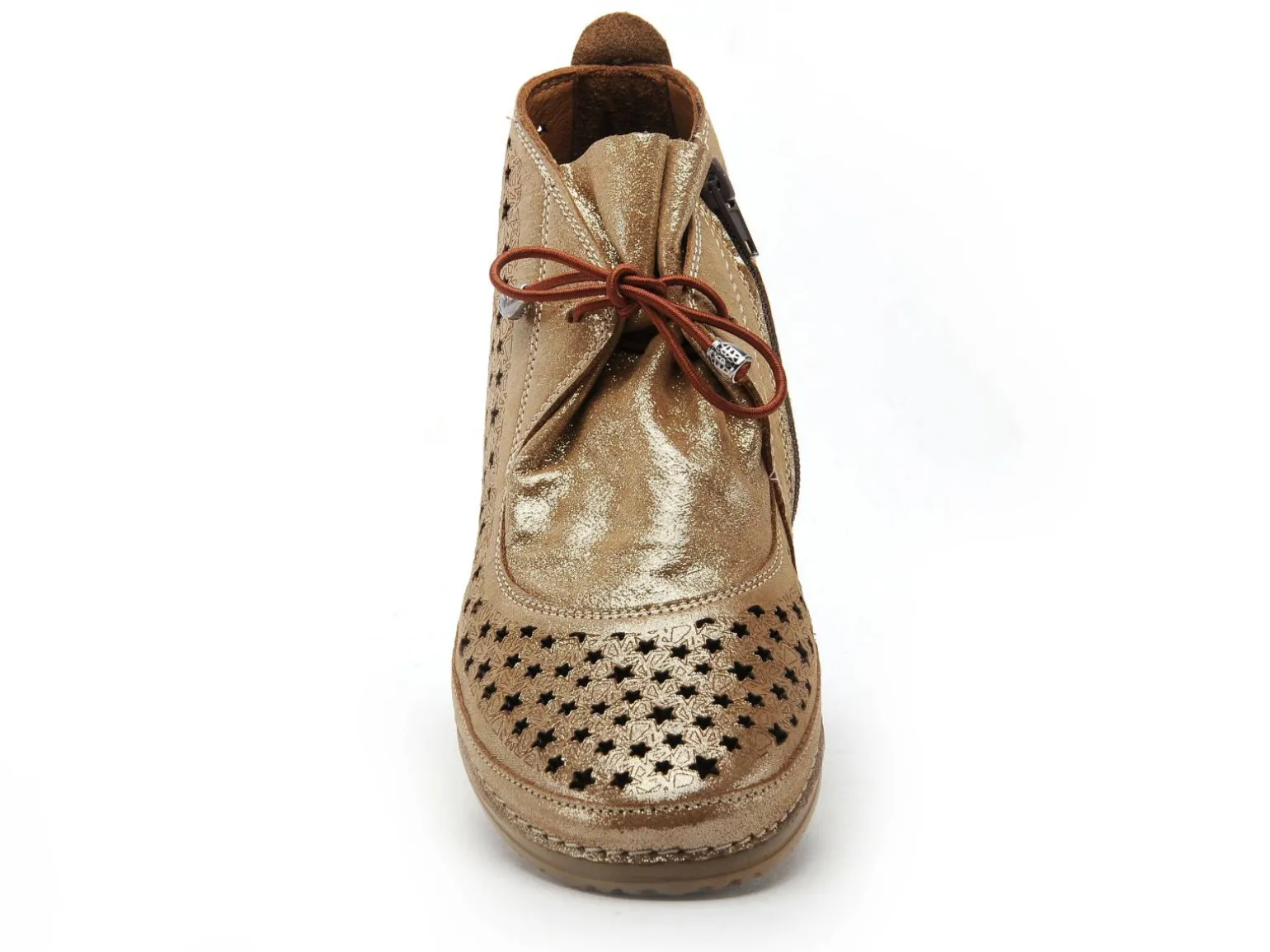 Coco Abricot MIEGES Bronze Boots et Bottines Plates Femme