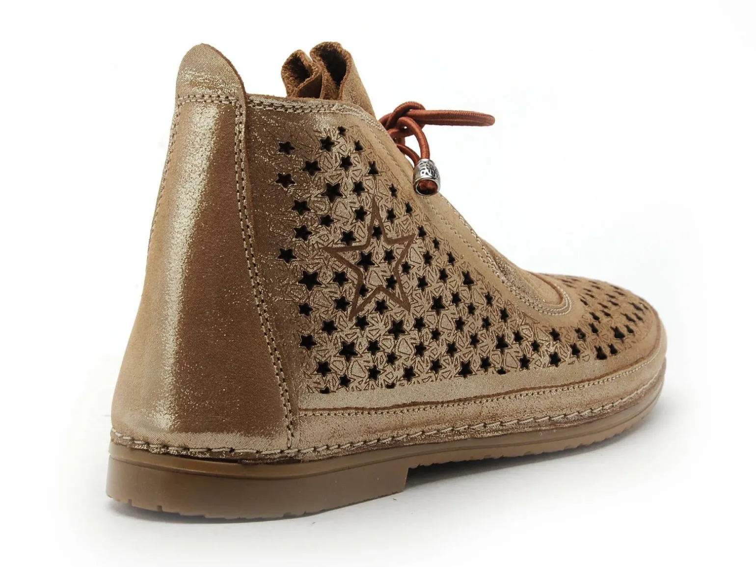 Coco Abricot MIEGES Bronze Boots et Bottines Plates Femme