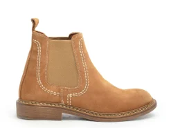 Coco Abricot MOGUES Beige Boots et Bottines Plates Femme