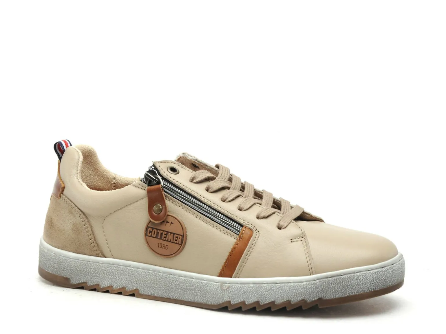 Cotemer CUSSIK Beige Baskets Basses Homme