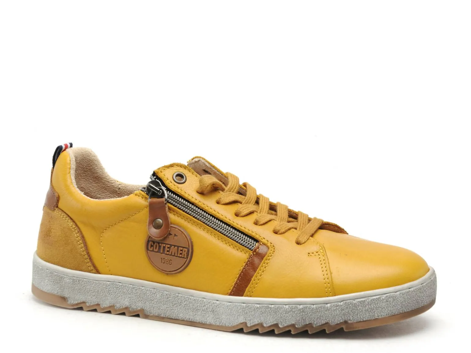 Cotemer CUSSIK Jaune Baskets Basses Homme