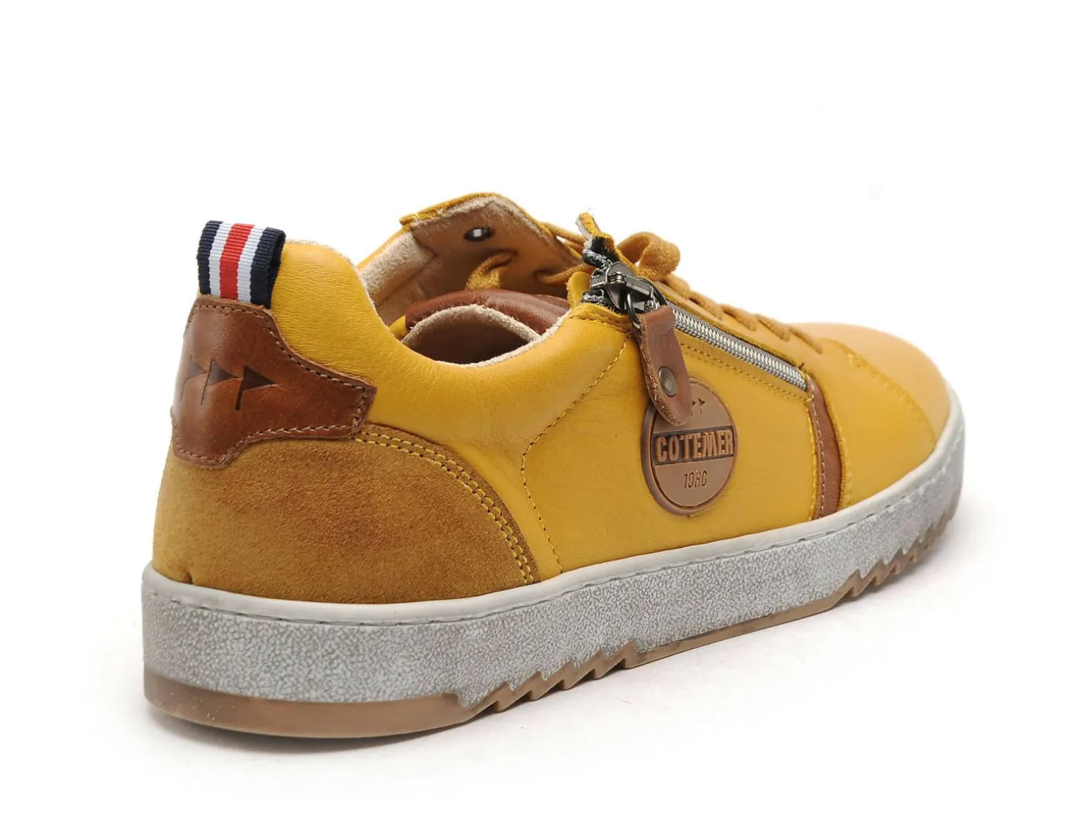 Cotemer CUSSIK Jaune Baskets Basses Homme