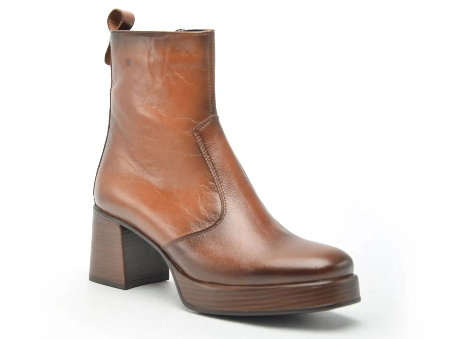 Dorking D9157 AL Marron Boots et Bottines à Talons Femme