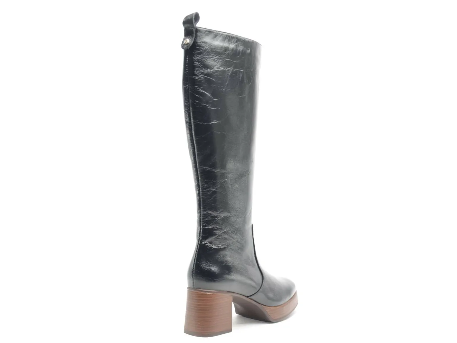 Dorking D9339AL Noir Bottes à Talons Femme